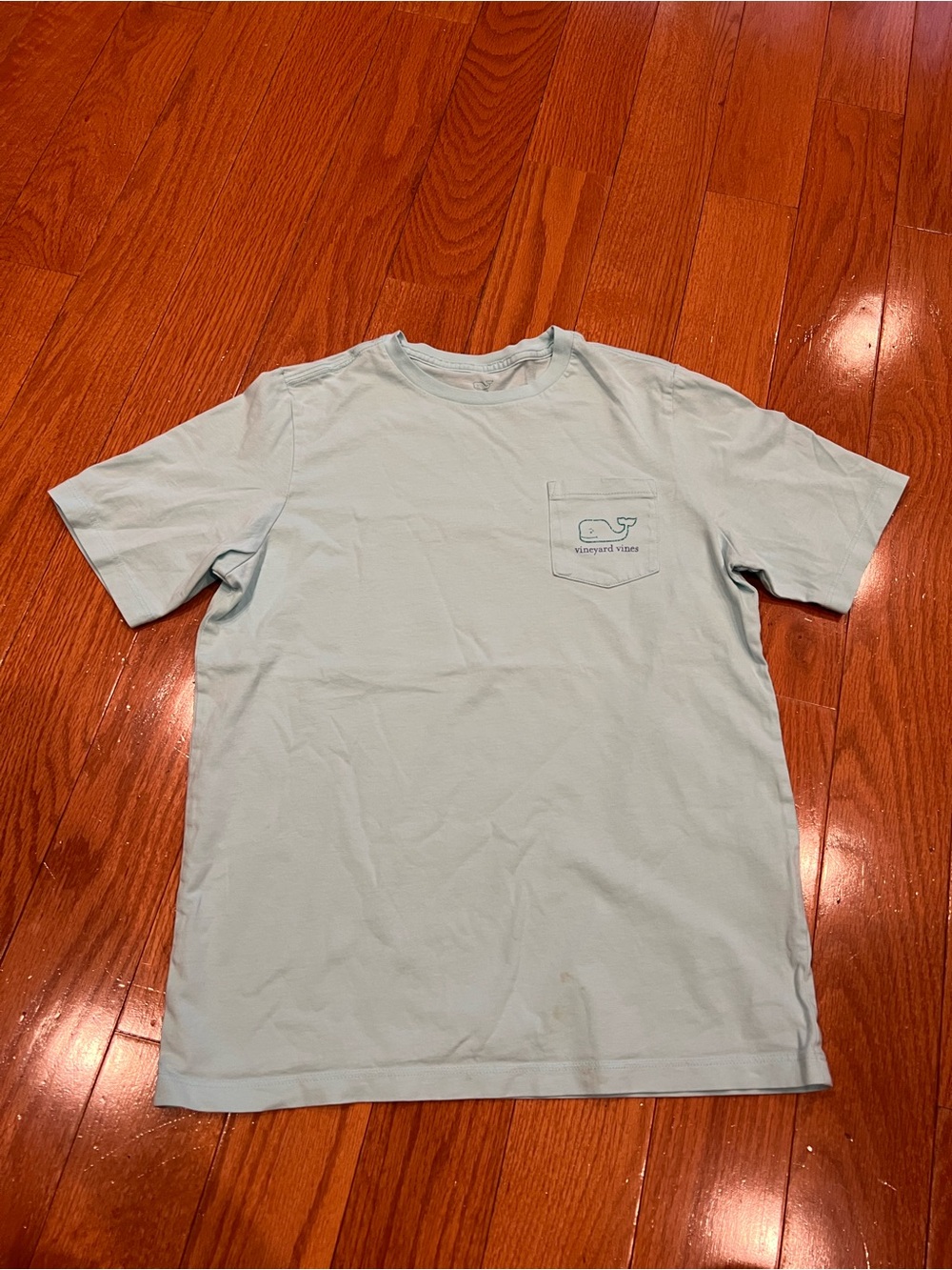 Vineyard Vines Girls Whale Short-Sleeve Pocket Tee T Shirt Size S Small 8-10